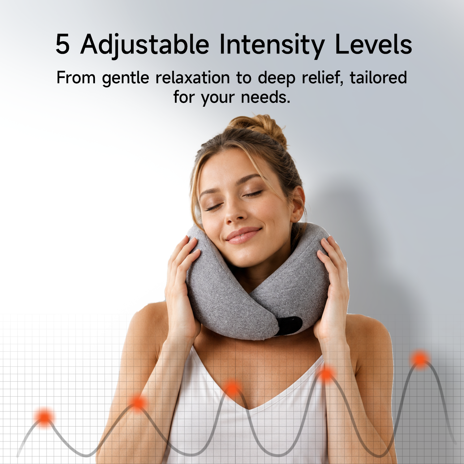 EMS Heated Neck Massage Pillow