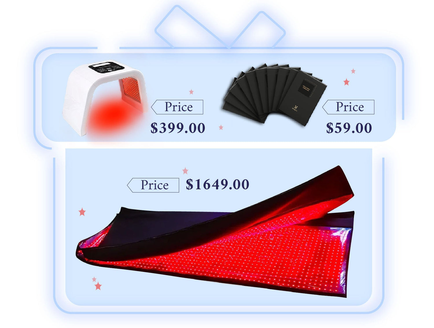 Megelin Red Infrared Light Therapy Bag