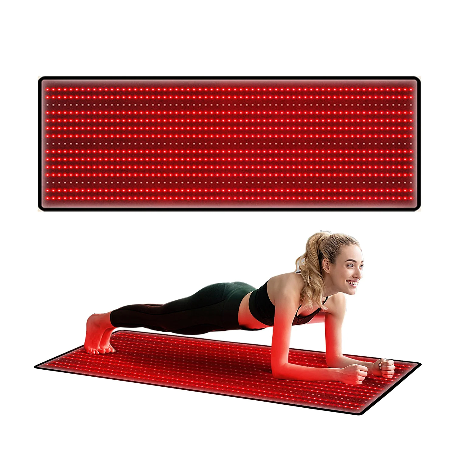 Megelin Red and Near-Infrared Light Therapy Mat for Whole Body - Megelin