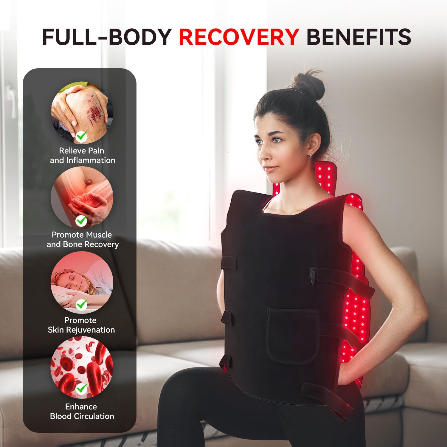 Megelin Red Light Therapy Jacket