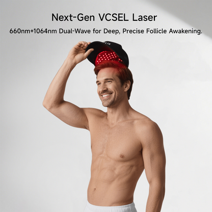 GrowLux Laser+LED Cap - Megelin