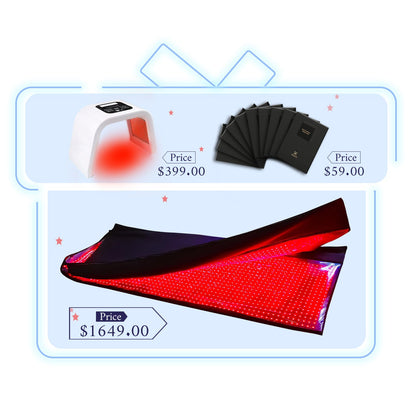 Megelin Red and Infrared Light Therapy Bag