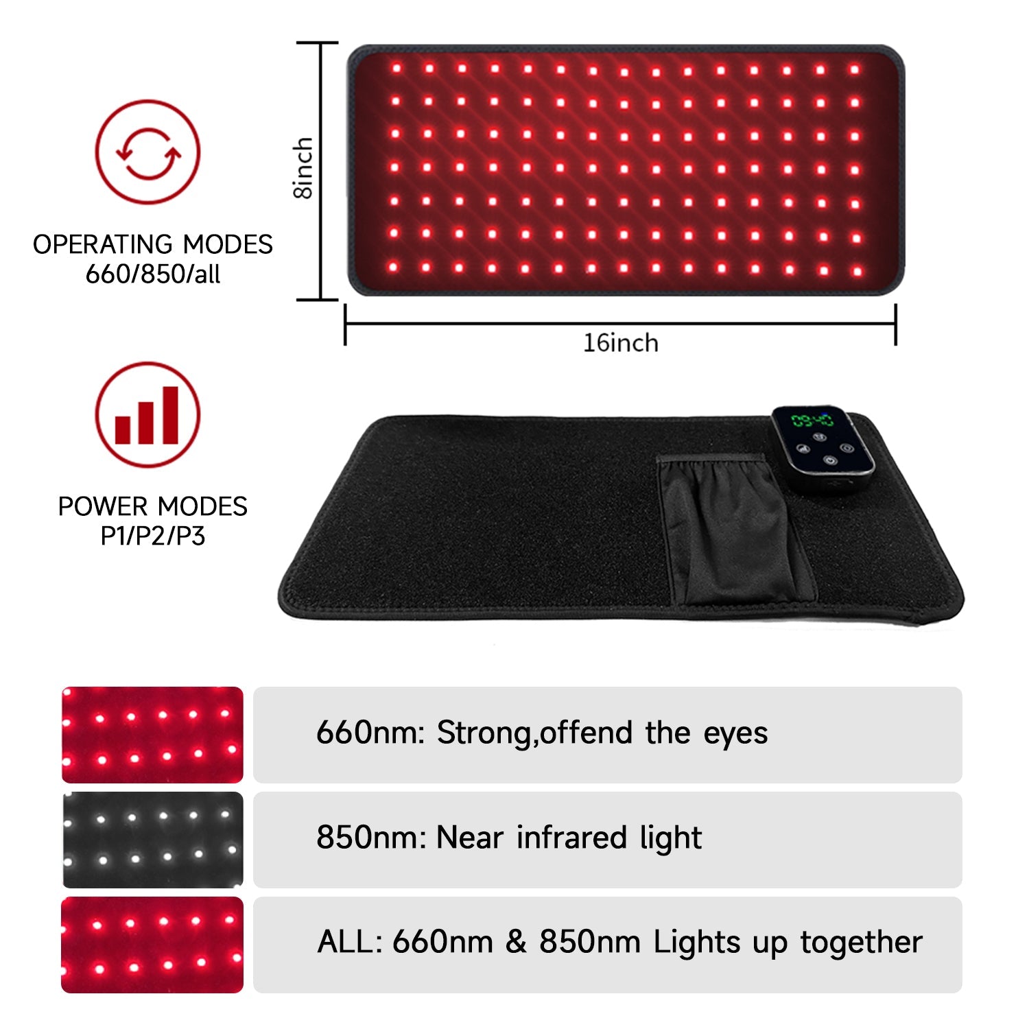 Megelin LED Light Therapy Belt