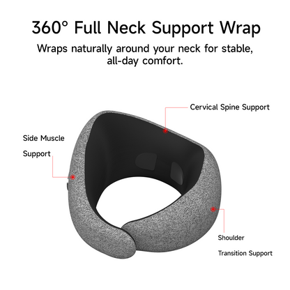 EMS Heated Neck Massage Pillow