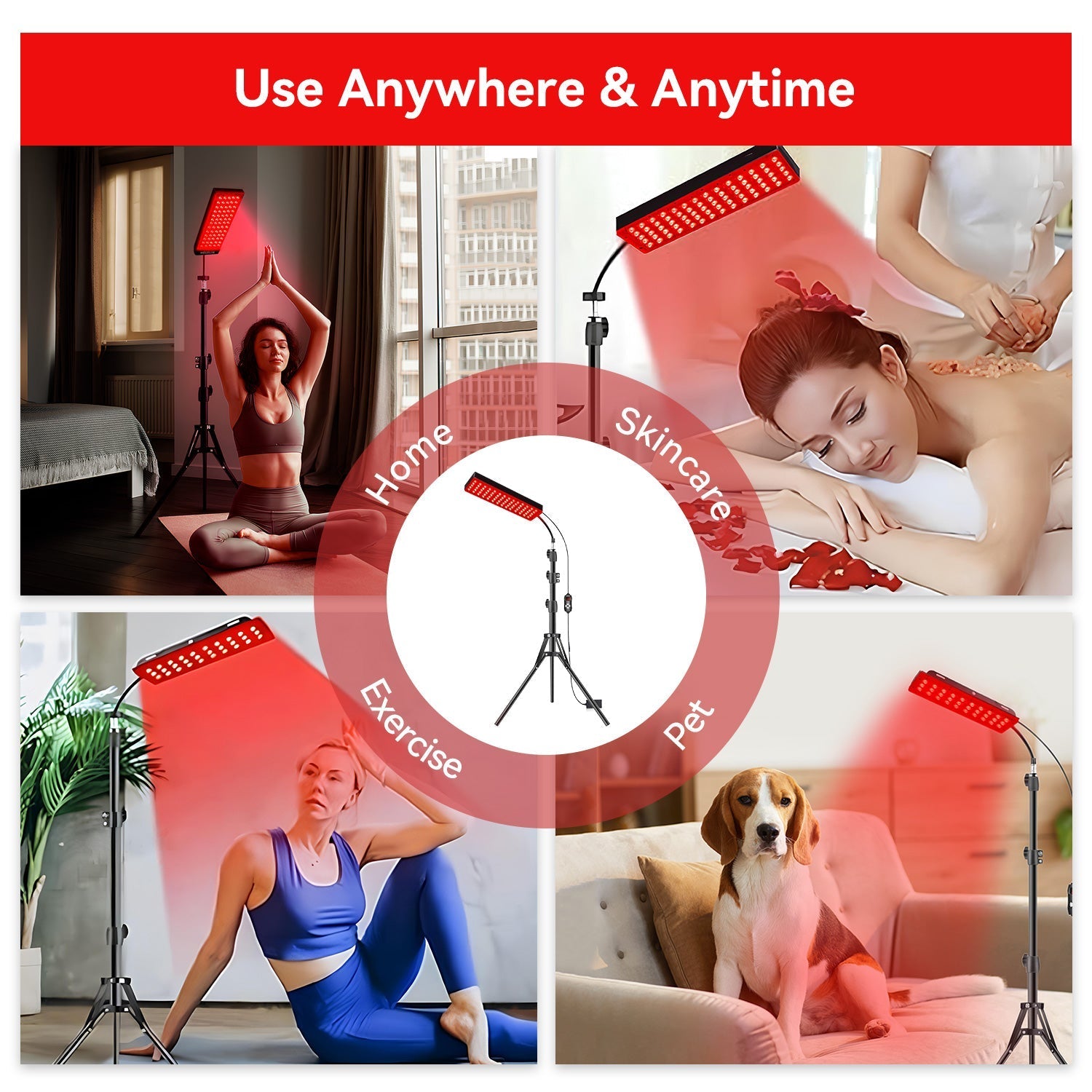 Megelin Red Light Therapy Lamp