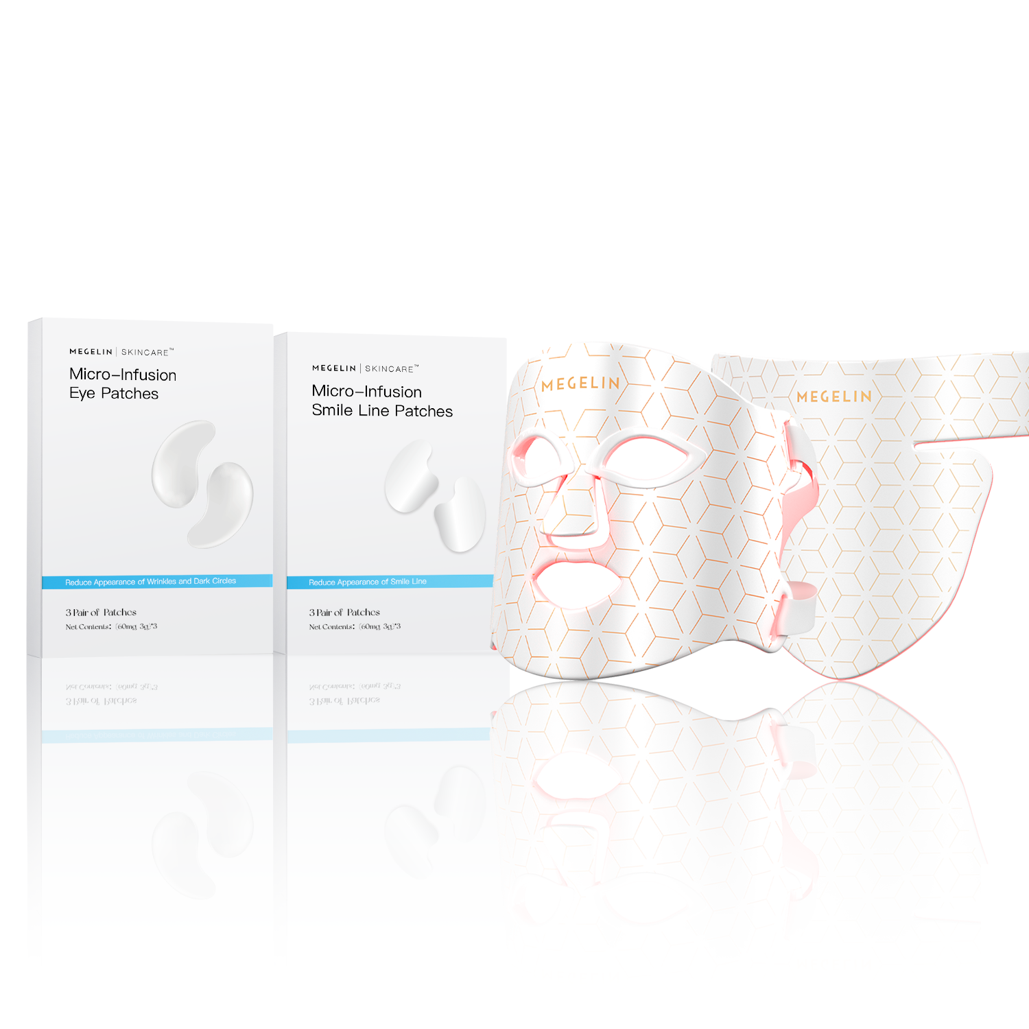 Megelin LED Red Light Therapy Face Mask - Megelin