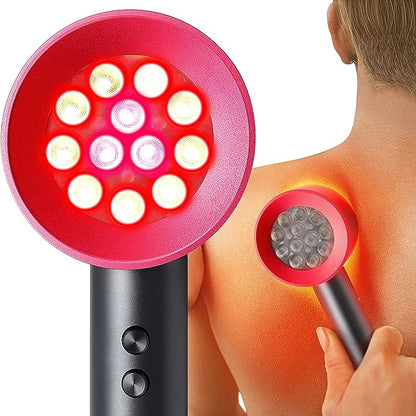Megelin Red and Blue Light Therapy Handheld Device - Megelin