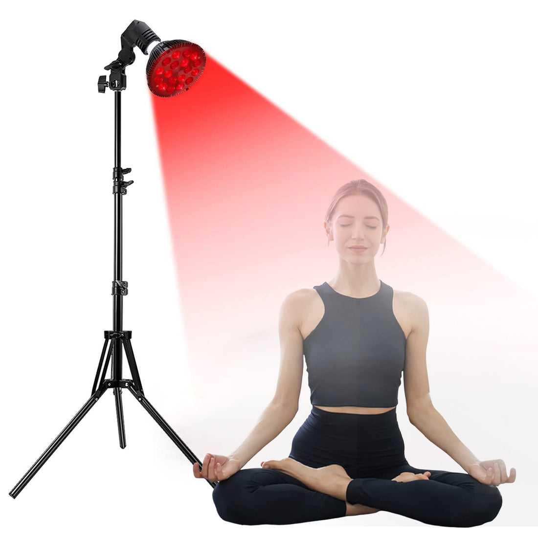 Megelin Red and Infrared Light Therapy Lamp