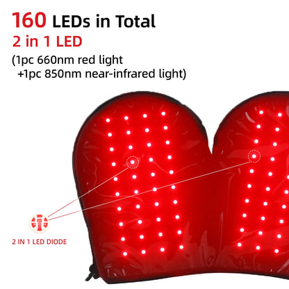 Megelin Red Light Therapy Heating Glove - Megelin