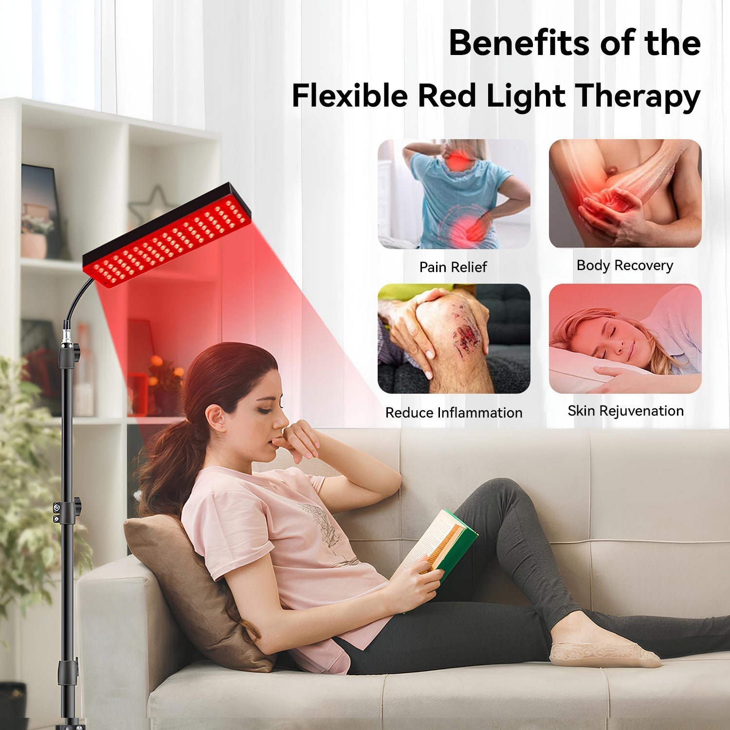 Megelin Red Light Therapy Lamp