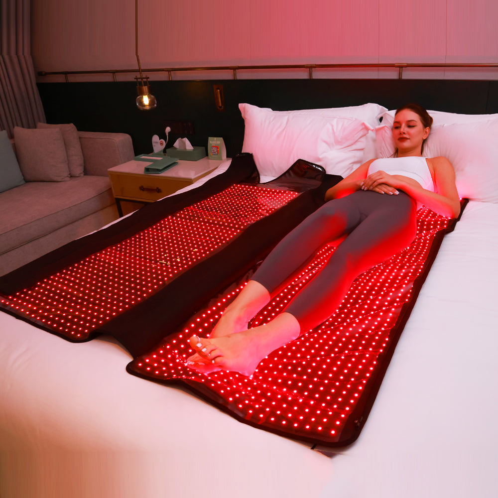 Megelin Red and Near-Infrared Light Therapy Mat for Whole Body - Megelin